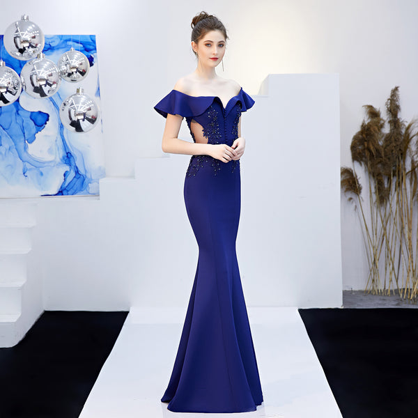 Off-the-Shoulder Mermaid Bridal Gown