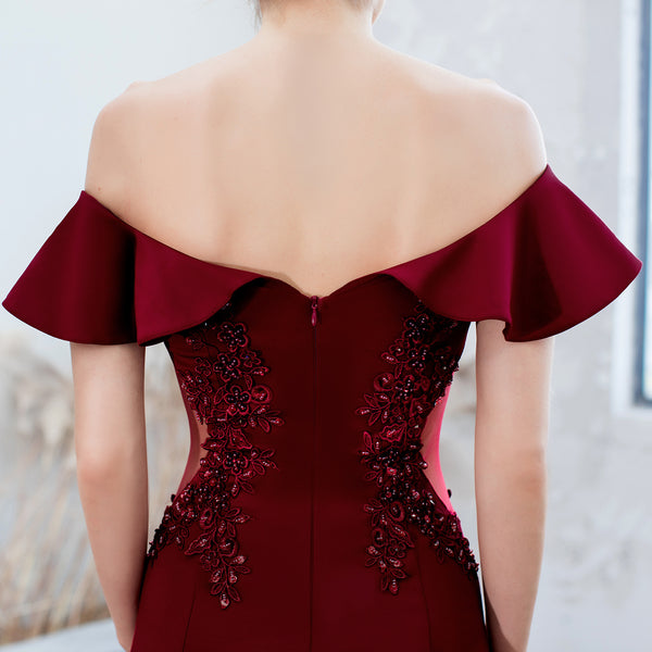 Off-the-Shoulder Mermaid Bridal Gown