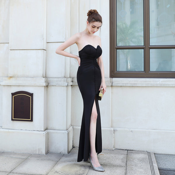 Strapless Mermaid Bridal Gown for Wedding Banquets