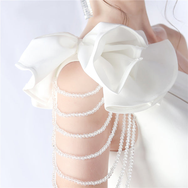 2024 High-End Evening Gown with Floral Appliqu¨¦ & Beading