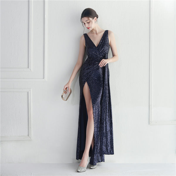 Premium Sequin Evening Gown for Galas & Events