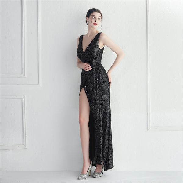 Premium Sequin Evening Gown for Galas & Events