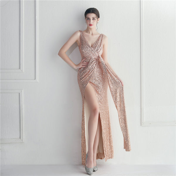 Premium Sequin Evening Gown for Galas & Events