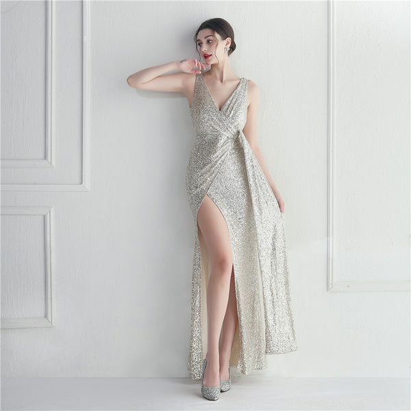 Premium Sequin Evening Gown for Galas & Events