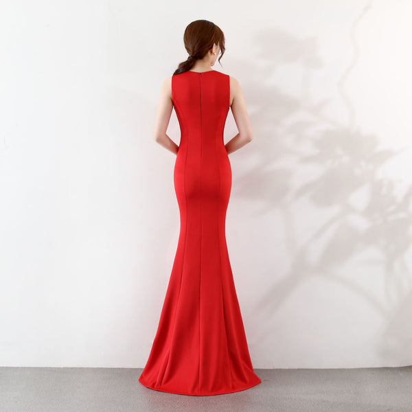 Elegant Mermaid Bridal Gown for Wedding Banquets