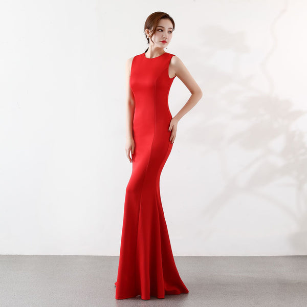 Elegant Mermaid Bridal Gown for Wedding Banquets