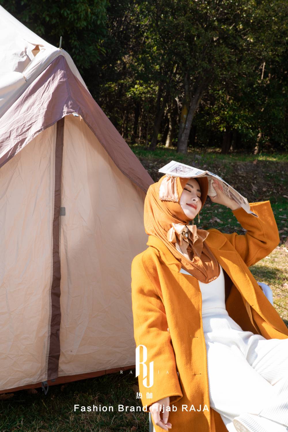 Lulu-Bronze moderní a skromná čepice z šifonu na hidžáb s sametovou mašlí a korálky