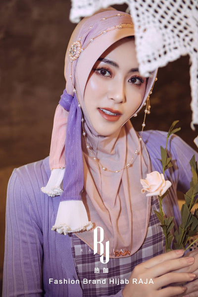 Dariya-Pale Purple Radiant Dreams Hijab Cap