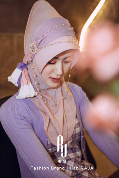 Dariya-Pale Purple Radiant Dreams Hijab Cap