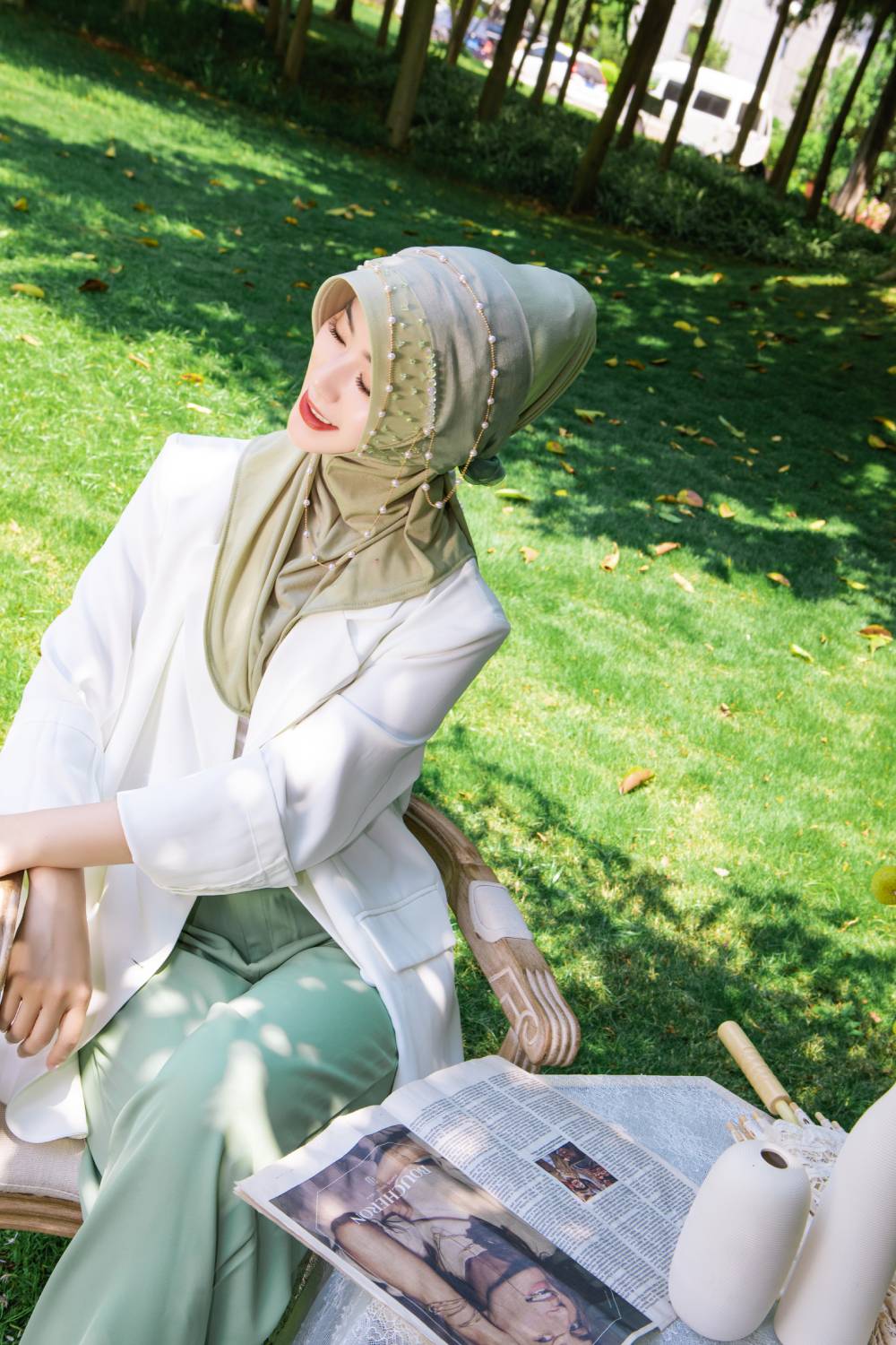 Dariya-sage radiant sogni hijab cap