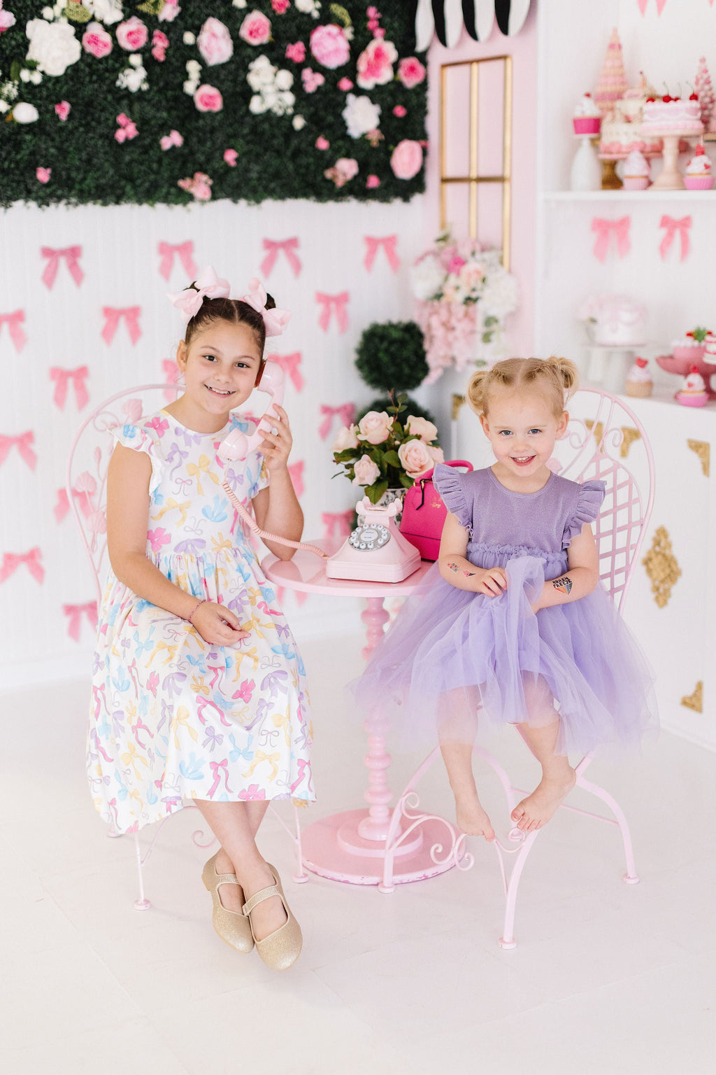 Lavender Shimmer Tutu Dress