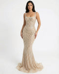 Shimmering Tuller Mermaid Gown