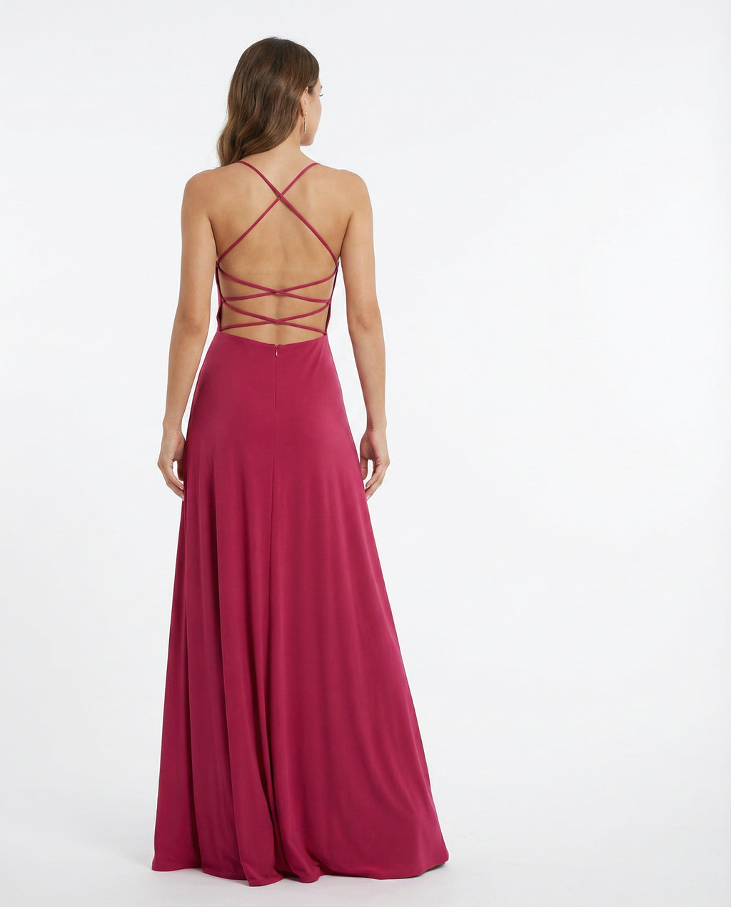 Cowel Neck A-line Jersey Gown