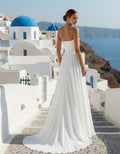 Sweetheart Chiffon Wedding Dress with Pleats