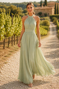 Blushing Pink Pastel Wedding Guest Sheath Dress Style MG_301557 front view