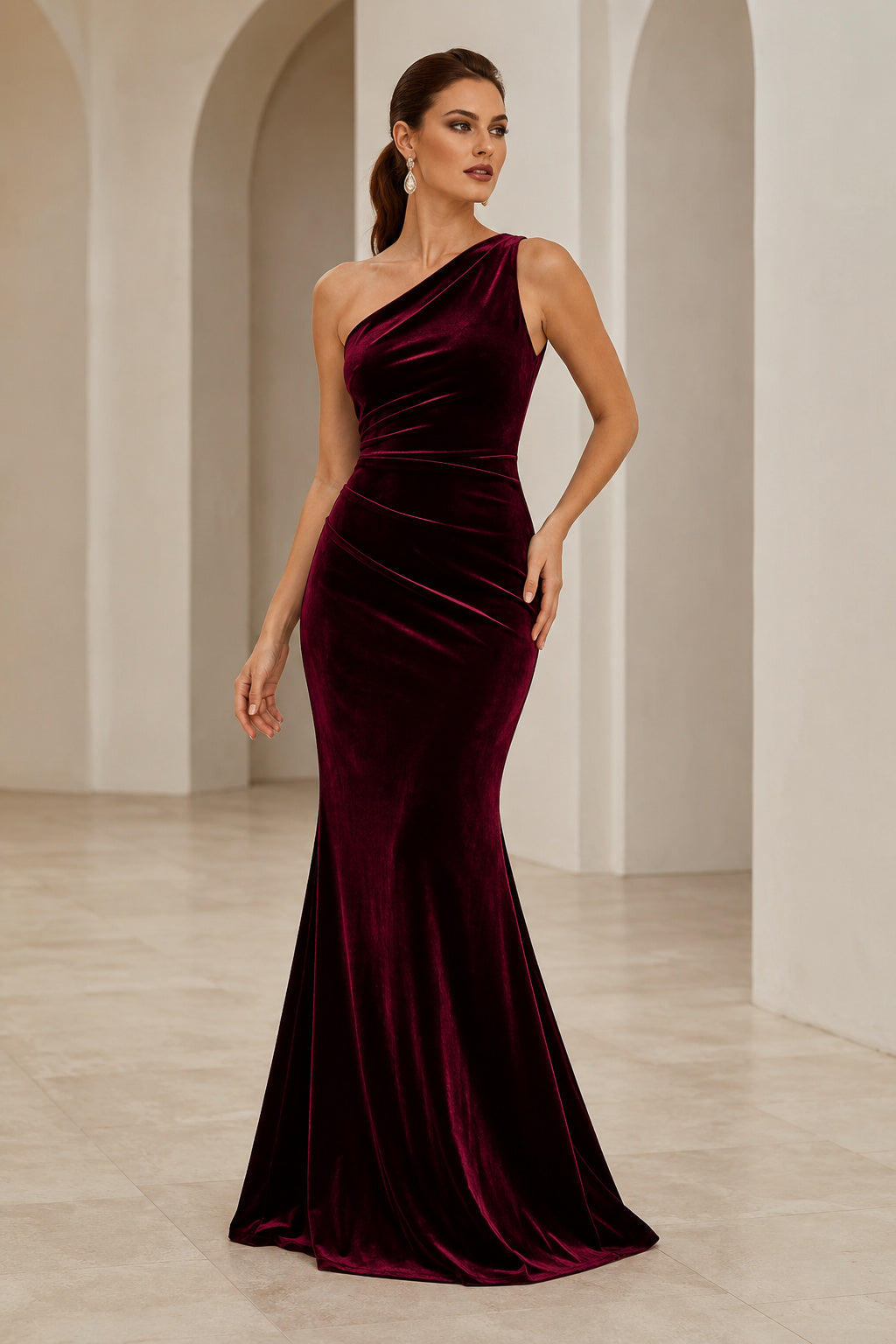 Black Tie Wedding Guest Sheath Dress Style MG_301517 front view