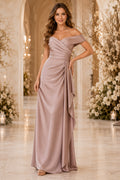 Dark Navy Winter Wedding Guest Sheath Dress Style MG_301533 front view