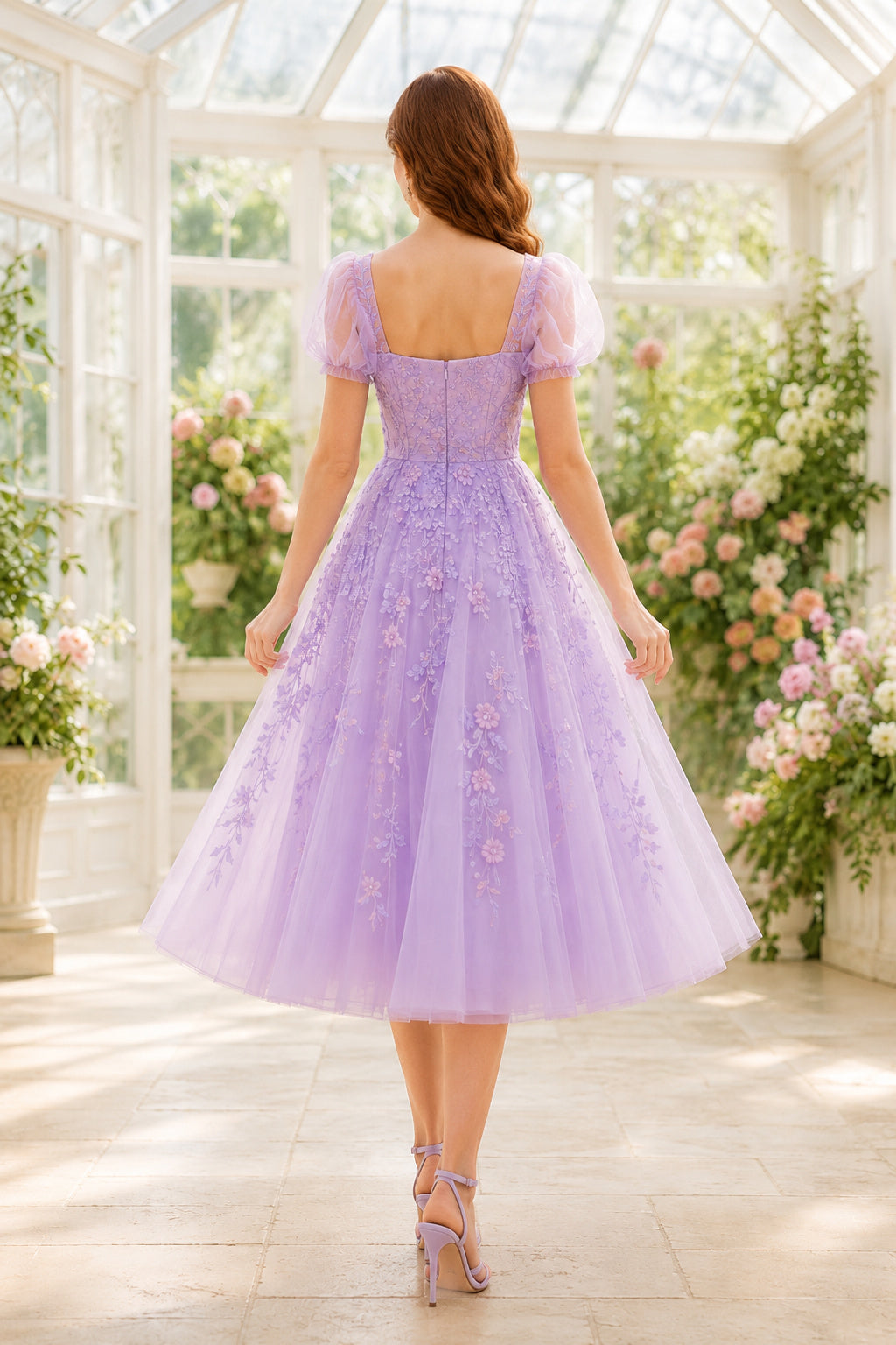 Blushing Pink Pastel Wedding Guest Sheath Dress Style MG_301556 back view
