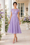 Sage Spring Wedding Guest Sheath Dress Style MG_301537 front view