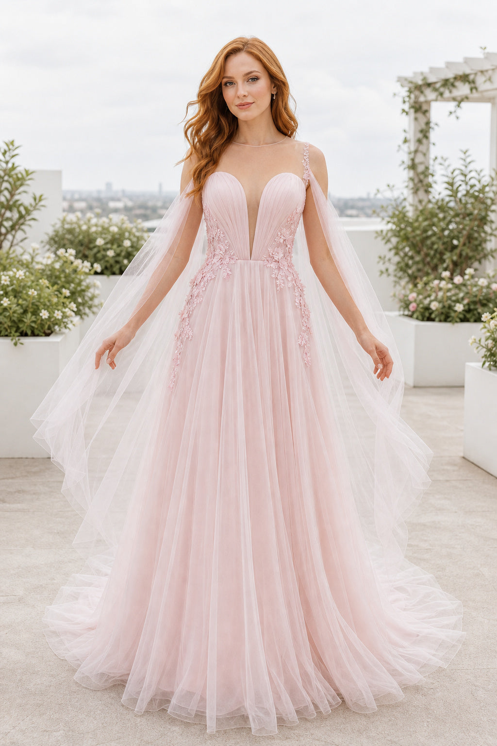 White Square Mermaid Lace Floor-length Wedding Dress With Lace and Open Back and Open Back