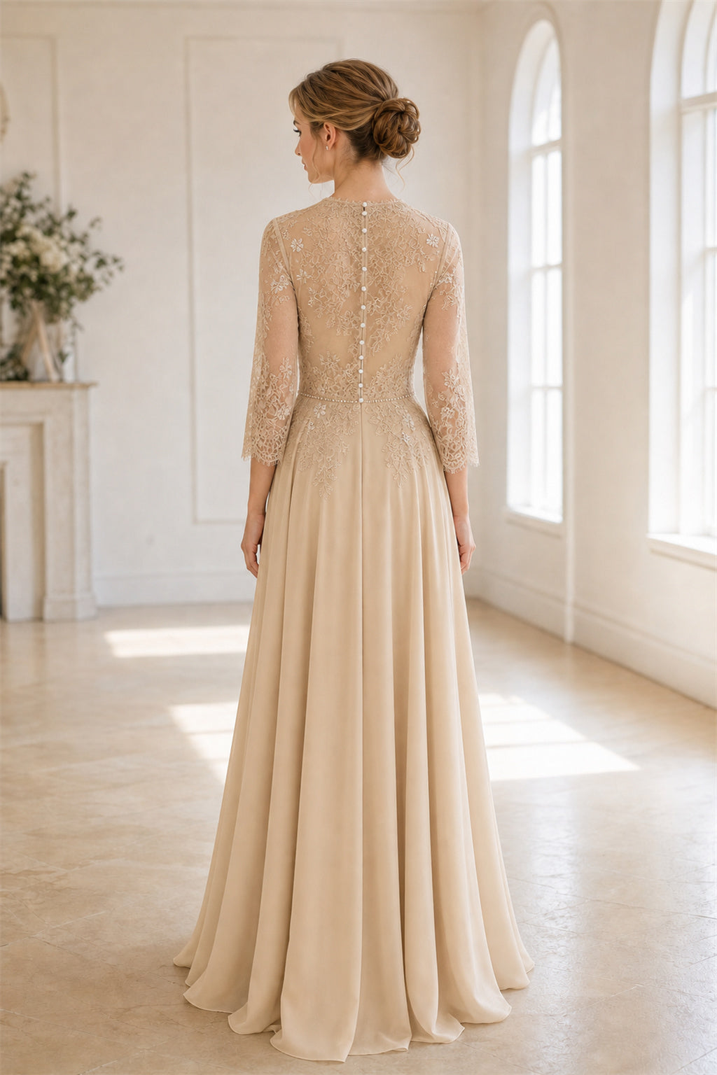 White Sweetheart A-Line Satin Floor-length Wedding Dress With Layered Skirt and Beaded Bodice and Open Back