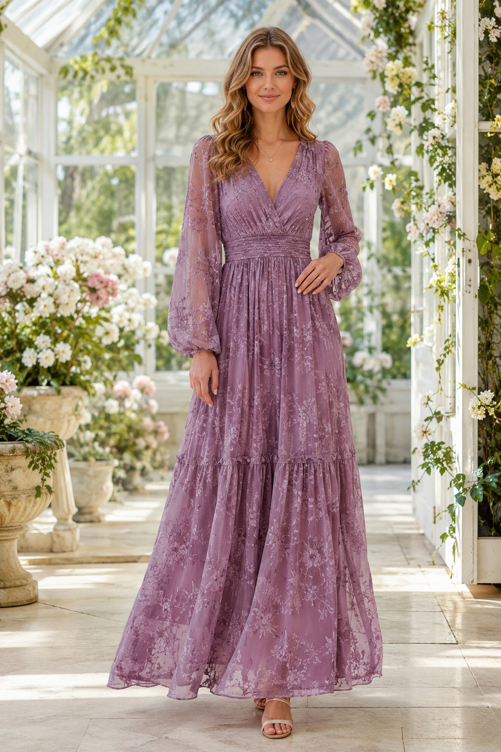 Dark Navy Boho Wedding Guest Sheath Dress front view