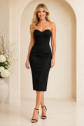 Black Cocktail Sheath Dress Style MG_301309 front view