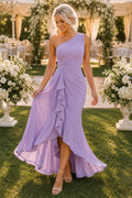 Lavender Wedding Guest Sheath Dress Style MG_301577 front view