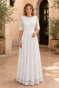 White Sweetheart A-Line Crepe Floor-length Wedding Dress With Sweep Train and Open Back and Open Back