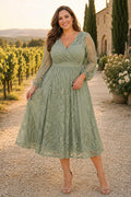 Dark Navy Plus Size Wedding Guest Sheath Dress front view