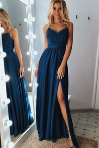 Simple Floor-length Sleeveless Jersey A Line Open Back Prom Dress with Sequins