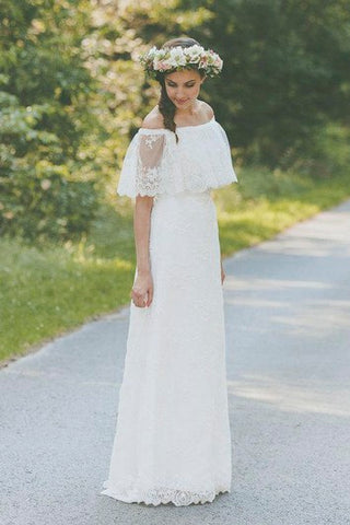 Lace Vintage Boho Light Lace Wedding Dress