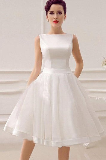 A-Line Sweetheart Sleeveless Backless Organza Dress