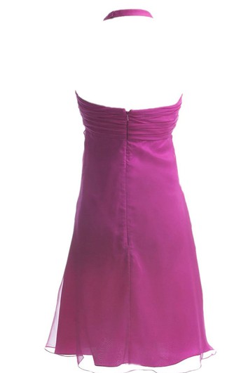 CORPO STRATTO STRATTO CAPUGGIO Abito in chiffon corto