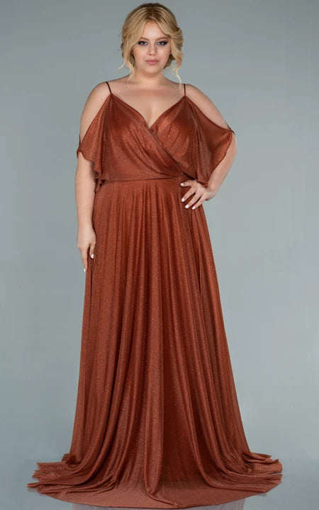 Empire spaghetti šaty s flitry, plisované, plus size, plesové šaty s nízkým výstřihem na zádech