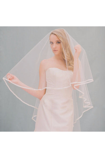 Medium And Short Single-layer Simple Wedding Veil