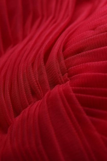 Nejnovější červené šaty na ples s odhalenými rameny, áčkového střihu, s šněrováním, dlouhé až na zem