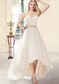 Sweetheart A-Line Abito da sposa alto