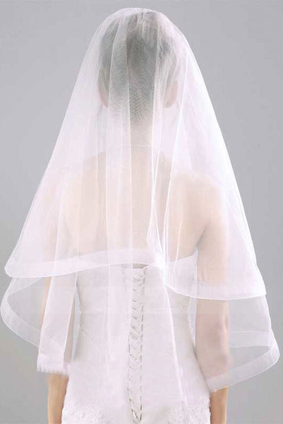 Fairy Shoulder Tulle Bridal Veil With Hair Comb