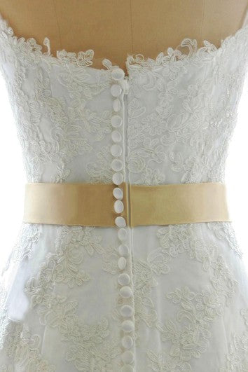 Mořská panna dlouhé šaty s dlouhým rukávem, korzetovým zadním dílem a krajkou