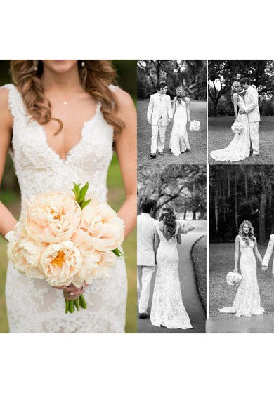 Cordero sin cuello sin cuello sin cuello sin cuello de mangas Vestido de novia de boda de verano