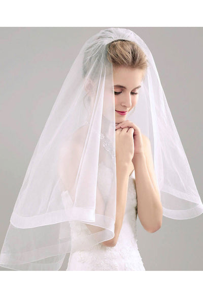 Fairy Shoulder Tulle Bridal Veil With Hair Comb