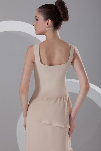 Nádherné maxi pouzdrové šaty ze čtvercového šifónu pro zvláštní příležitosti