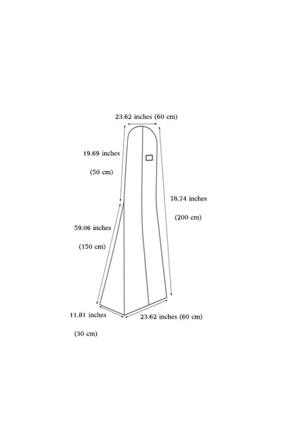 Non-woven Garment Bag With PE Front