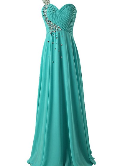 Šaty s jedním ramenem, srdíčkovým výstřihem, řasené, áčkové, se šněrováním na zádech