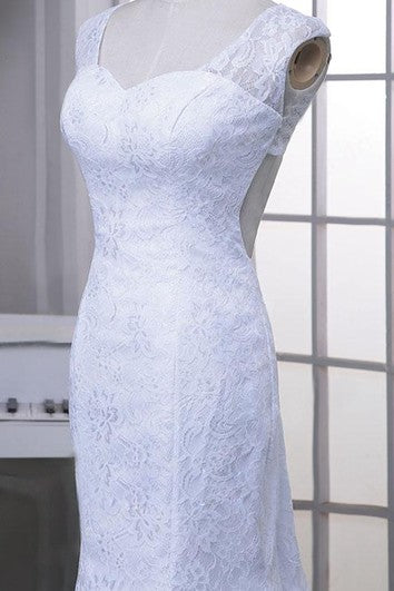 Mermaid Sweetheart Sleeveless Backless Lace Dress