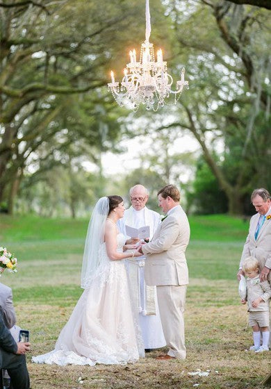 Elegant Sweetheart High Low Blush Wedding Dress with White Lace