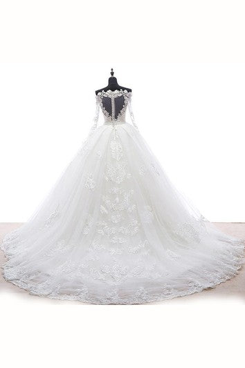 Sweetheart Appliques Tulle Lace Organza Dress