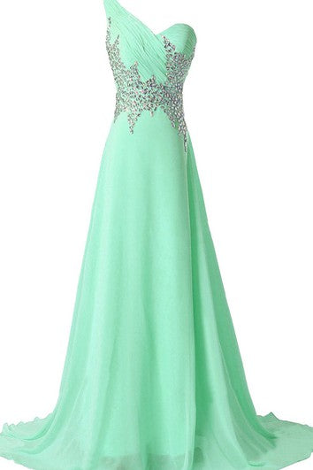 Asymetrické šaty do áčka s kamínky a průhledným zády