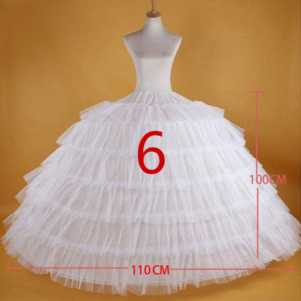 Wedding Petticoat Hoop Crinoline Bridal Underskirt Fancy Skirt Slip